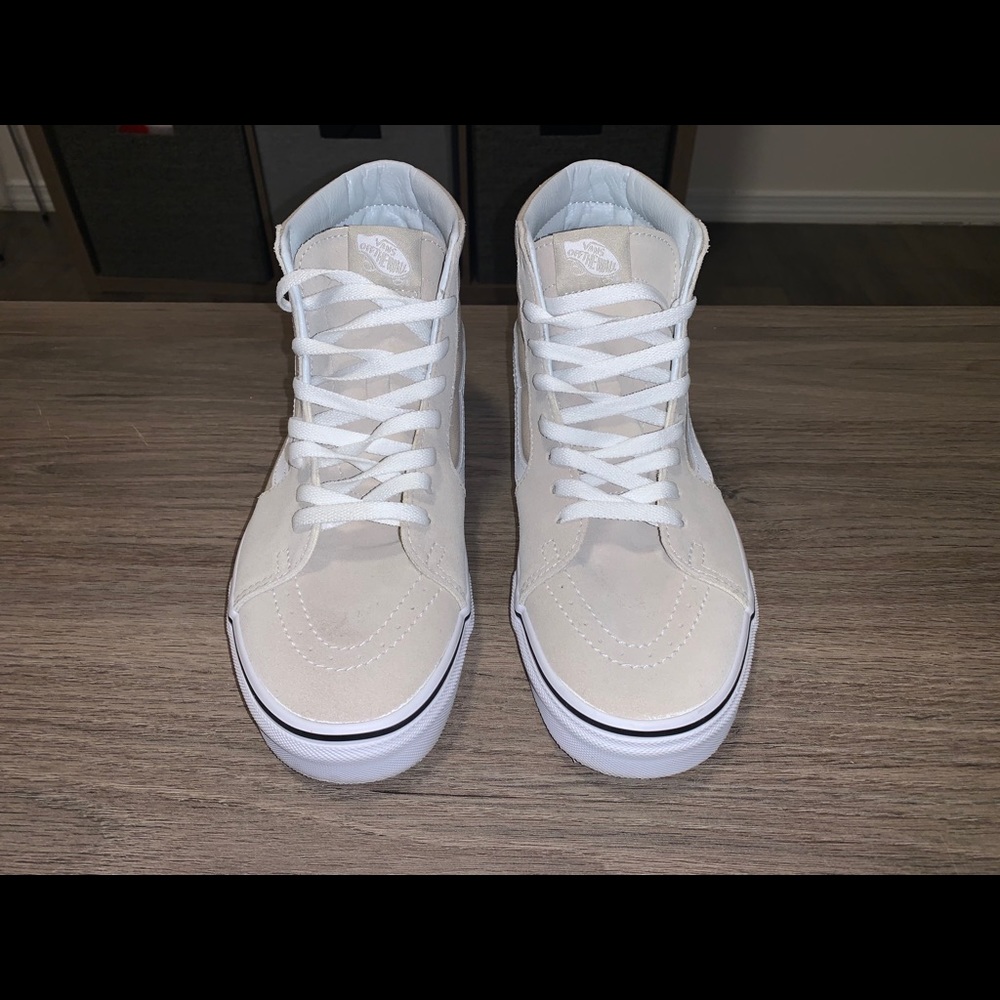 Vans Sk8 Hi Beige (Size 9)